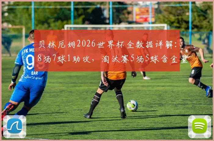 贝林厄姆2026世界杯全数据详解：8场7球1助攻，淘汰赛5场5球含金量分析，附进球全记录